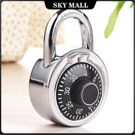 Turntable Password Lock Coded Lock Dial Combination Padlock Rotary Padlock Dial Number