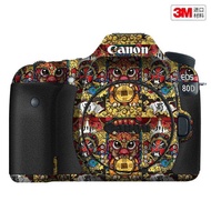 Suitable for Canon EOS 80D Camera Protective Film Canon 80D Sticker Cartoon Leather 3M