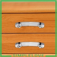 [SimpleloveMY] Acrylic Cabinet Handle, Cupboard Handle, Kitchen Drawer Handle, Cabinet Handle with Fixing Screws, Handle, Drawer Handle