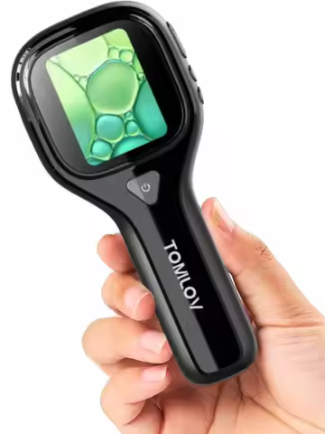 TOMLOV P10 Evo Handheld Digital Microscope 20X 2" IPS LED Coin Microscope for Adults Kids Christmas 