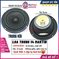 Đôi Củ Loa Trung 14 2 Loa Mid 14 Martin Audio Cao Cấp 100W-Từ 70-Coil 15 Trung Kín Lời Sáng Rõ Tặng