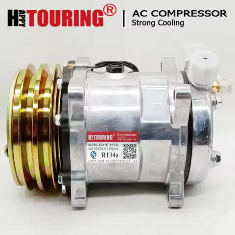 FOR sanden sd508 sanden 508 ac air conditioning conditioner compressor 2 Grooves 12V / 24v Tractor E