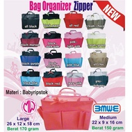 MEDIUM Zipper organizer bag handbag bag in bag Zipper organizer bag Zipper Zipper Zipper