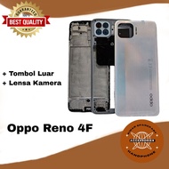 OPPO RENO 4F FULLSET HOUSING CASING OPPO A93 BACKDOOR + BEZEL + LCD FRAME NEW