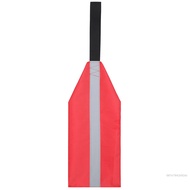 Kayak Safety Flag อุปกรณ์เสริมความปลอดภัยธงการเดินทางสำหรับ Kayak Red Warning Flag พร้อมสายรัดสำหรับ