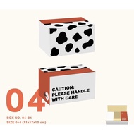 Parcel Box Nong Cow Pattern Size 0 + 4