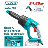 TOTAL เครื่องฉีดน้ำ ไร้สาย 20 โวลท์ [ พร้อมอุปกรณ์ ] รุ่น TPWLI2008 / TPWLI20084 [ Lithium-Ion Press