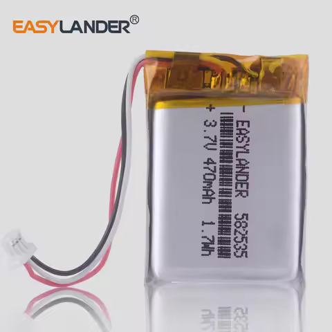 Silicone Wires 602535 582535 SP5 600mAh Battery For MIO tachograph papago HP F300 F200 F210 QStar A5