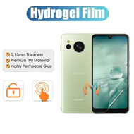 Anti gores hydrogel clear jelly full screen Sharp Aquos Sense 8 9