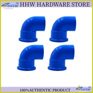 ⚕ ╭ ♨ PVC BLUE ELBOW WITH THREAD