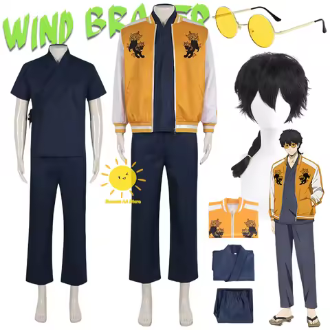 Anime Togame Jo Cosplay Wind Breaker Cosplay Costumes Uniform Embroidery Print Jacket Togame Jo Hall