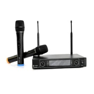 Manhattan Pro Sound M22 Professional 2-Channels UHF Wireless KTV Handheld Microphone System