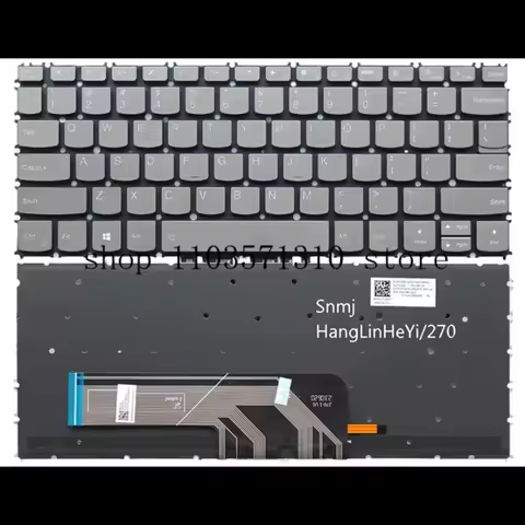 US laptop keyboard with backlight for Lenovo Yoga Slim7-13ITL05/13acn0 5 Slim7-13sACN Slim7-13sITL S