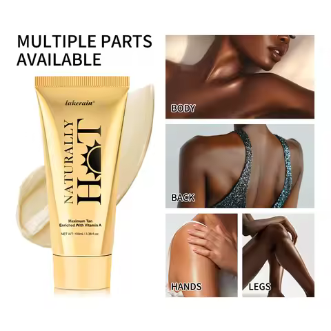 100ml Tanning Body Foundation Long-lasting Moisturizing Tanned Intensifier Body Self Tanner Cream Co