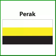 (Cotton) Bendera Perak Flag 1x2,2x4,3x6,2x8 ft *Ready Stock*