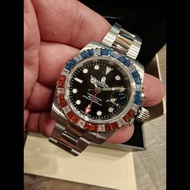 日本帶回藍白紅可樂鑲鑽bape手錶