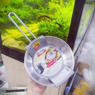 Chảo inox 304 đáy từ đủ size (18cm đến 30cm) - Chảo inox TICOOK dùng được mọi loại bếp