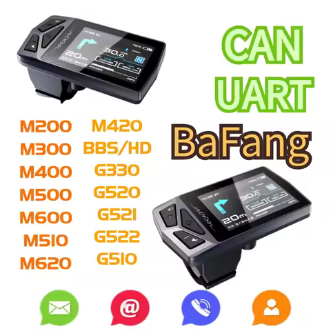 Bafang Mid Motor EB02 Display Breaking Speed Limits Bluetooth Call Reminder Map Navigation BBS0102 H