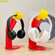 SEVENON Modeling Headphone Stand, Plastic Decorative Computer Headphone Hanger, Creative 3D Print Re