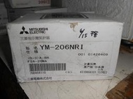  全新日本三菱電機YM-206NRI (0-3)A ;BR FS4-20MA 指示電錶  電力管理用64×60mm (後