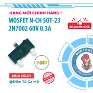 [1 CON] N-Channel Mosfet N Channel 2N7002 12W 60V 0.3A SOT-23, 100% Genuine NXP Product