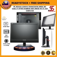 PC Murah Lenovo ThinkCentre M92z 20″ Core i7-3770S RAM8GB SSD 256GB WI-Fi AIO Computer