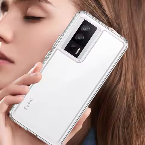 For Poco F5 Pro Case Cover Xiaomi Poco F5 Pro Capas New Shockproof Bumper Clear Transparent Multicol