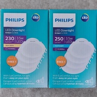 CAHAYA PUTIH Philips LED Downlight Emws DL190B Pack Of 4 Packs Of White Light Cool DayLight 6500K - Yellow Warm White 3000K 3 4 5 6 8 Inch 3.5 7 10 14 23w Watt