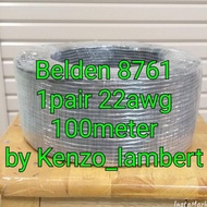 Belden 8761 @ 100METER 1PAIR 22AWG TWISTED SHIELDED