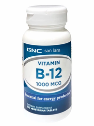 GNC 維生素 B-12 1000 微克 100粒  013