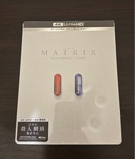 全新港版 Matrix Resurrections 4K UHD + Blu-ray Steelbook 22世紀殺人網絡 駭客任務：復活 藍光鐵盒