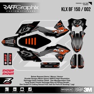 Klx BF DECAL / KLX G DECAL / KLX BF SUPERMOTO DECAL STICKER