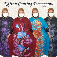 Baju Kelawar Kaftan Canting Batik Terengganu Short Sleeve/Short Sleeve Nightgown Freesize S to 4XL