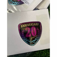 STICKER ANNIVERSARY 20years YAMAHA