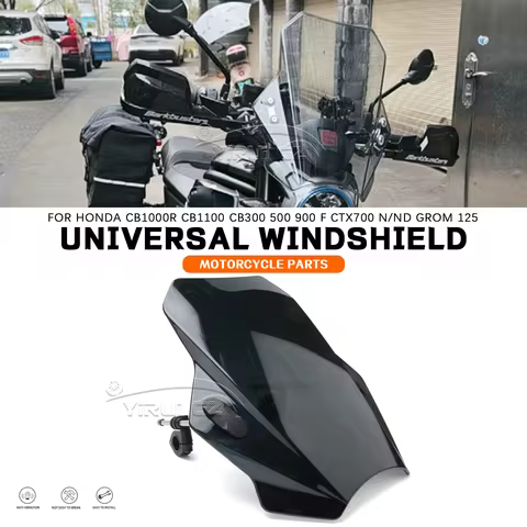 Motorcycle Windscreen Windshield For Honda CB1000R 1100 CB300 500 900F Screen Wind Shield Deflector 