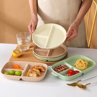 Nordic Ceramic Divided Plate Creative Home Children's Breakfast Plate211Portion Control Weight Loss 