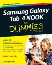 Samsung Galaxy Tab 4 NOOK For Dummies Corey Sandler