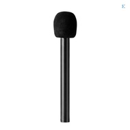 Universal Microphone Handheld Adapter Handle Grip Bracket for Wireless Microphone System with 1/4in Threaded Screw Hole &amp; Windscreen