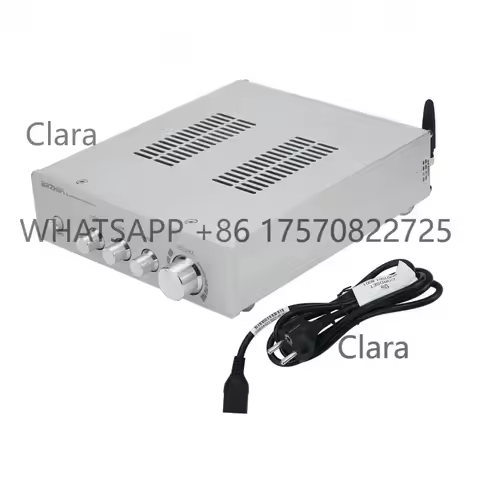 Clara Tools Store2025.4 TPA3255 HiFi Power Amp 2.1 Channel Amplifier 5.0 Amplifier Assembled SilverC