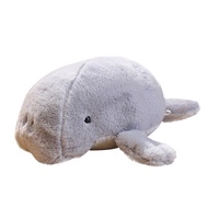 South Manatee Plush Toy, 19.7 Inches Grey Dugong Stuffed Animals Soft Plush Pillow Decoration Sea An