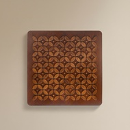 ERGOO Custom Wood Wall Art 3D Logo Nama - Hiasan Dinding Kayu Timbul Custom Size Khat Logo Pejabat H