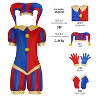 Kostum cosplay sarkas Taiwan, kostum badut digital, kostum badut ajaib, pakaian tarian jumpsuit.