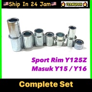 Y15zr Collar Bush Set Y125Z Masuk Sport Rim PNP SAHAJA Complete Set Y15 WHEEL COLLAR COMPLETE BUSH Y