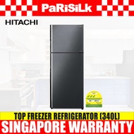 (Bulky) Hitachi R-VX410PMS9-BBK Top Freezer Refrigerator (340L)