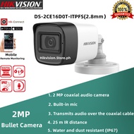 Hikvision CCTV Camera 2MP/5MP Full HD With audio Smart IR 25m Bullet CCTV Camera Outdoor Waterproof Wired Analog Camera