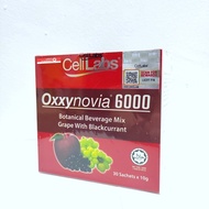 Cell Labs Oxxynovia 6000 Botanical Beverage Mix Grape with Blackcurrant 30s (Exp: 01/2025)