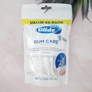 [Oral-B] Glide Gum Care Floss Picks 60 Count Dental Oral-B