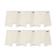 กางเกงในบ็อกเซอร์ สำหรับเด็กผู้ชายวัยหัดเดิน ผ้าฝ้าย Toddler Boys Natural Cotton Boxer Briefs Tag Fr
