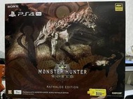 PS4 PRO 魔物獵人世界 Monster hunter world 限定版 主機 火龍機