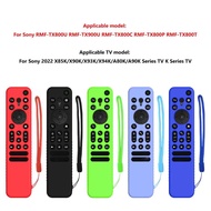 Silicone TV Voice Remote Control Cover for Sony RMF-TX800U TX900U TX800C TX800P T195 light blue Bule